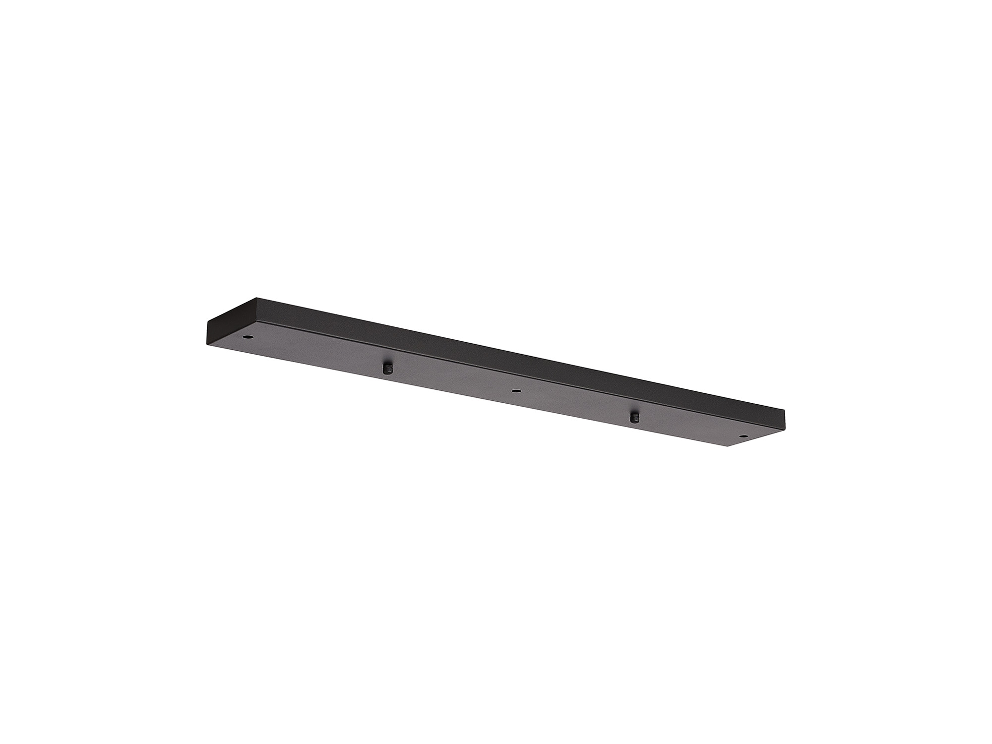 D0832BL  Hayes 3 Hole 700 x 100mm Linear Ceiling Plate Satin Black